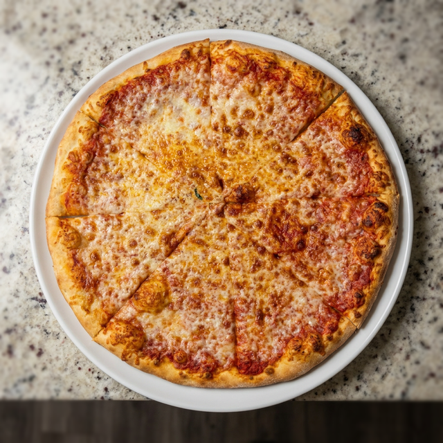 Traditional Thin Crust Pizza Family.
